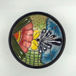 Molcajete salsa - Sort kant - 17 cm