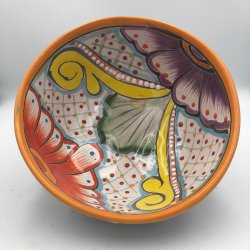 Molcajete salsa - Orange kant - 17 cm