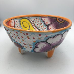 Molcajete salsa - Orange kant - 17 cm