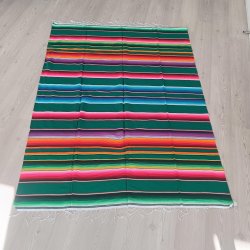 Serape  farvestrlende (grn basis: Serape Verde)