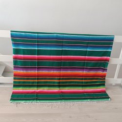 Serape  farvestrlende (grn basis: Serape Verde)