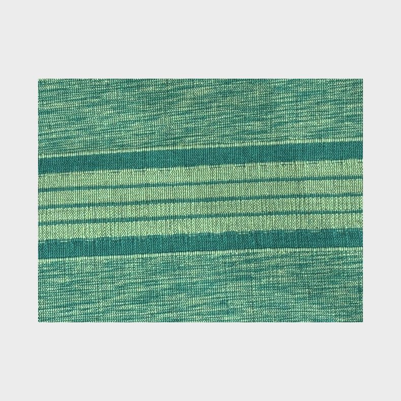 Stribet plaid � gr�n