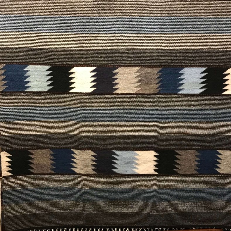 Tzotzil, tono azul, 130x200cm